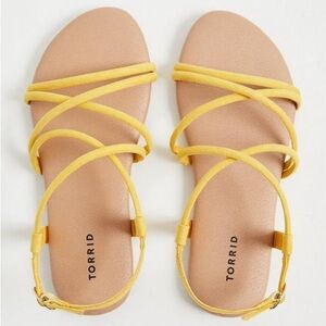 Torrid Women's Yellow Strappy Sandals
